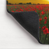 Sunset on Poppyfield - HAMbyWhiteGlove Mousepad (Ecke)