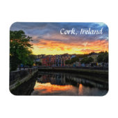 Sunset on River Lee, Cork Ireland Magnet (Horizontal)