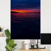 Sunset on Seneca Lake, Ohio Poster (Heimbüro)