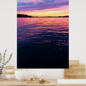 Sunset on Senecaville Lake, Ohio Poster (Küche)