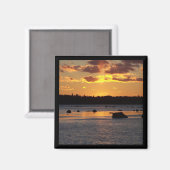 Sunset on Taunton Bay Magnet (Vorderseite/Rückseite)