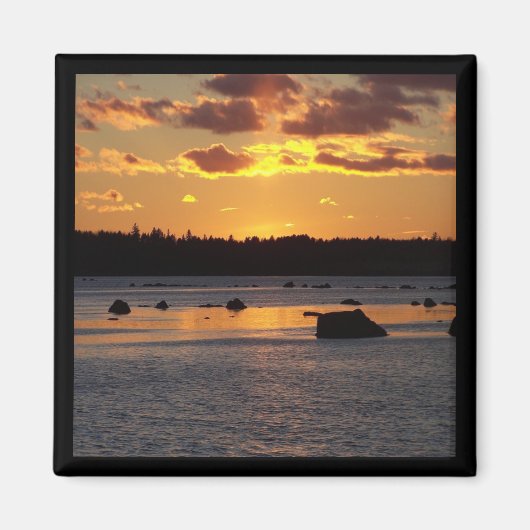 Sunset on Taunton Bay Magnet (Vorne)