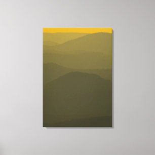 Sunset on the Alleghenies, West Virginia Leinwanddruck