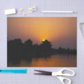 Sunset on the Forbidden city - Beijing, China Seidenpapier (Handwerk)