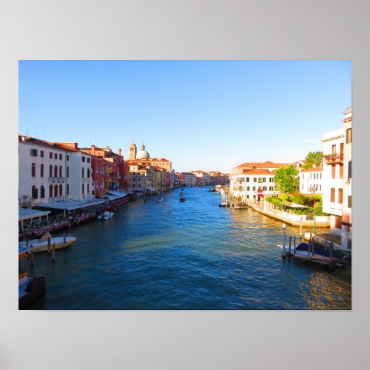 Sunset on the Grand Canal - Venice Poster (Vorne)