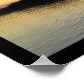 Sunset on the Mississippi River Poster (Ecke)