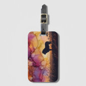 Sunset on the Savanna Gepäckanhänger (Vorderseite Vertikal)