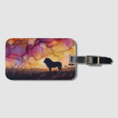 Sunset on the Savanna Gepäckanhänger (Vorderseite (Horizontal))