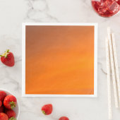Sunset Orange Abstrakt Art Paper Dinner Napkins Serviette (Beispiel)
