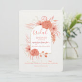 Sunset Orange Einladung (Stehend Vorderseite)