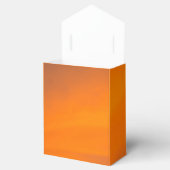 Sunset Orange Moderne Abstrakte Aquarellkultur Kun Geschenkschachtel (Geöffnet)