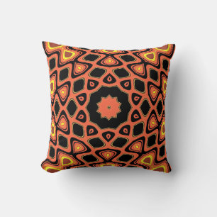 SUNSET ORANGE PATTERN KISSEN