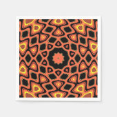 SUNSET ORANGE PATTERN SERVIETTE (Vorderseite)
