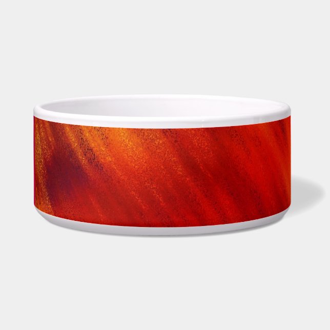 Sunset Orange Pet Bowl Napf (Links)