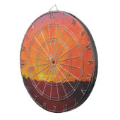Sunset, Orange Sky (von Félix Vallotton) Dartscheibe (Vorderseite rechts)