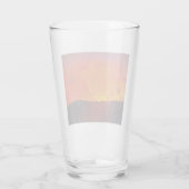 Sunset, Orange Sky (von Félix Vallotton) Glas (Rückseite)