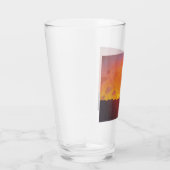 Sunset, Orange Sky (von Félix Vallotton) Glas (Rechts)