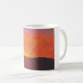 Sunset, Orange Sky (von Félix Vallotton) Kaffeetasse (VorderseiteRechts)