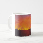 Sunset, Orange Sky (von Félix Vallotton) Kaffeetasse (Vorderseite Links)