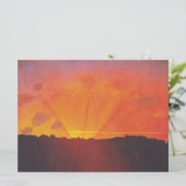 Sunset, Orange Sky (von Félix Vallotton) Karte (Stehend Vorderseite)
