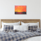 Sunset, Orange Sky (von Félix Vallotton) Leinwanddruck (Insitu (Schlafzimmer))