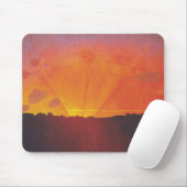Sunset, Orange Sky (von Félix Vallotton) Mousepad (Mit Mouse)