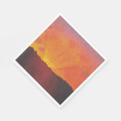 Sunset, Orange Sky (von Félix Vallotton) Serviette (Ecke)