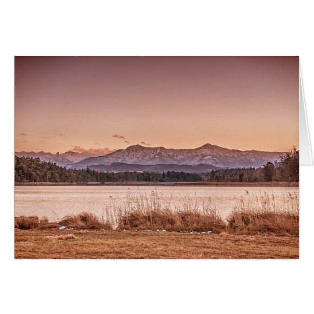 Sunset Osterseen (Vorderseite (Horizontal))