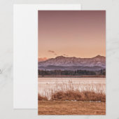 Sunset Osterseen Briefpapier (Vorne/Hinten)