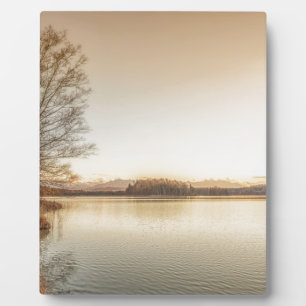 Sunset Osterseen Fotoplatte