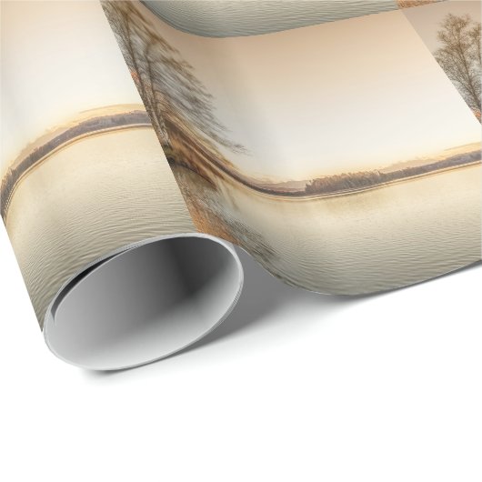 Sunset Osterseen Geschenkpapier (Rolleneckpunkt)