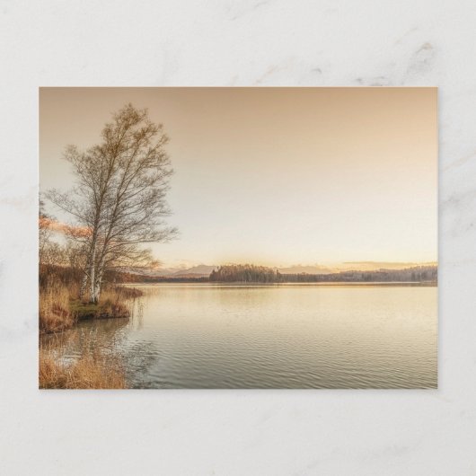 Sunset Osterseen Postkarte (Vorderseite)