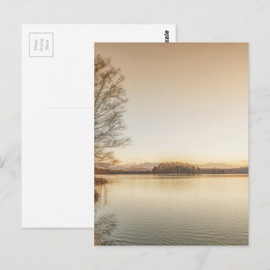 Sunset Osterseen Postkarte (Vorne/Hinten)
