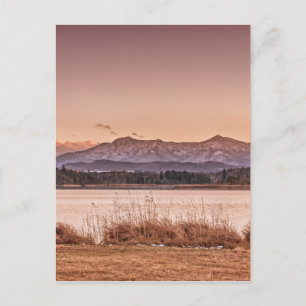 Sunset Osterseen Postkarte