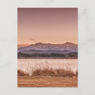 Sunset Osterseen Postkarte