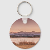 Sunset Osterseen Schlüsselanhänger (Vorderseite)