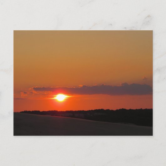 Sunset Outer Banks Postkarte (Vorderseite)