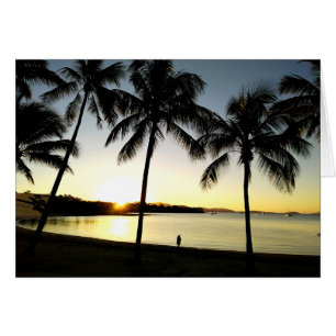 Sunset over Airlie Beach, QLD, Australien