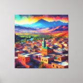 Sunset Over Ait Melloul - Marokko Leinwanddruck (Vorderseite)