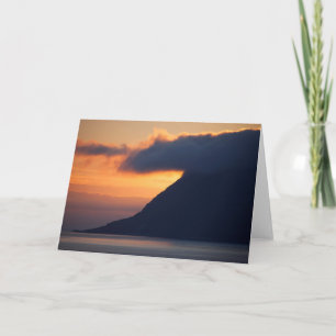 Sunset Over Alesund Coastline Karte