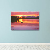 Sunset Over Alexander Bay Leinwanddruck (Insitu (Holzboden))