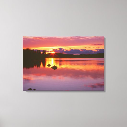 Sunset Over Alexander Bay Leinwanddruck (Vorderseite)