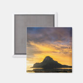 Sunset Over Bacuit Archipelago Magnet (Vorderseite/Rückseite)