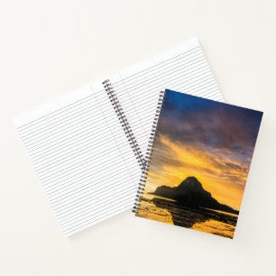 Sunset Over Bacuit Archipelago Notizblock