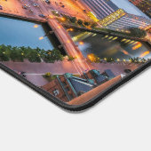 Sunset Over Baltimore, Maryland, Vereinigte Staate Schreibtischunterlage (Ecke)