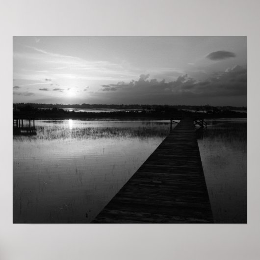 Sunset over Banks Channel Poster (Vorne)