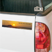 Sunset over Bay St. Louis, MS Autoaufkleber (Auf Lkw)