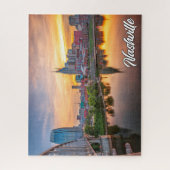 Sunset Over Beautiful Nashville, Tennessee, USA Puzzle (Vertikal)