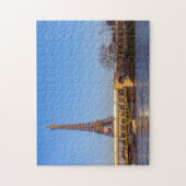 Sunset over Bir-hakeim bridge - Paris, Frankreich Puzzle (Vertikal)