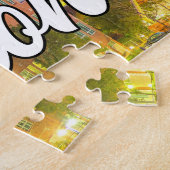 Sunset Over Boston, Massachusetts, USA Puzzle (Seite)